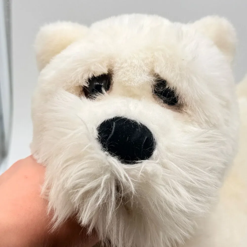 Dakin Lou Rankin Snowflake Terrier Puppy Dog Plush Stuffed Animal Applause Soft